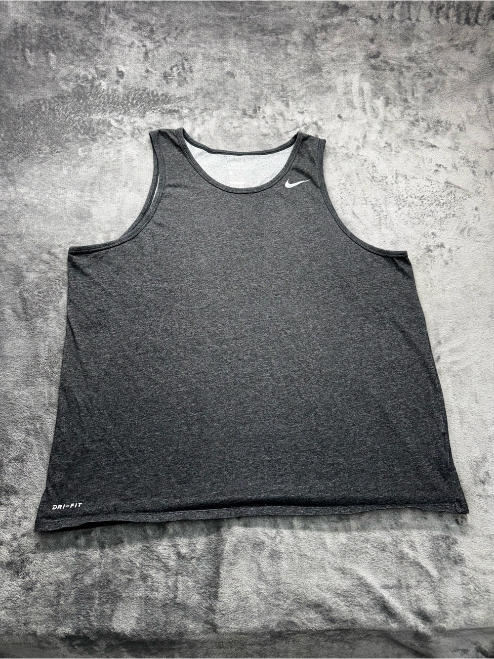 Nike Men’s Charcoal Gray Dri-FIT Athletic Tank